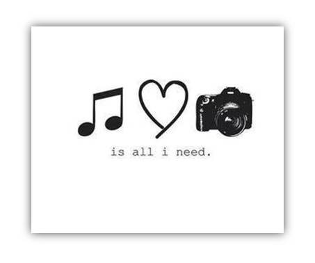 Musica, amor, fotografia